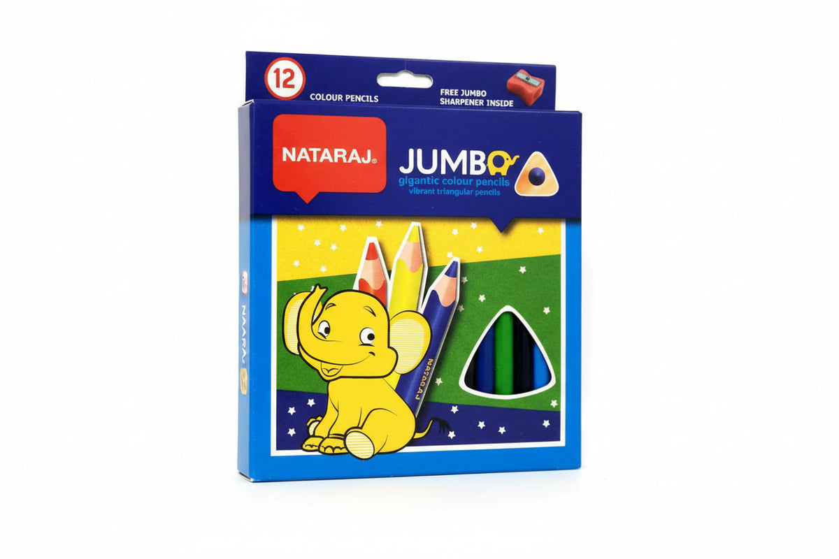 Colored Pencils 12 pcs Jumbo Triangular
